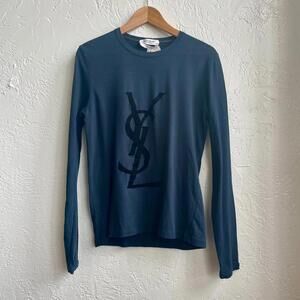 YSL Velvet Logo Long Sleeve | Large
